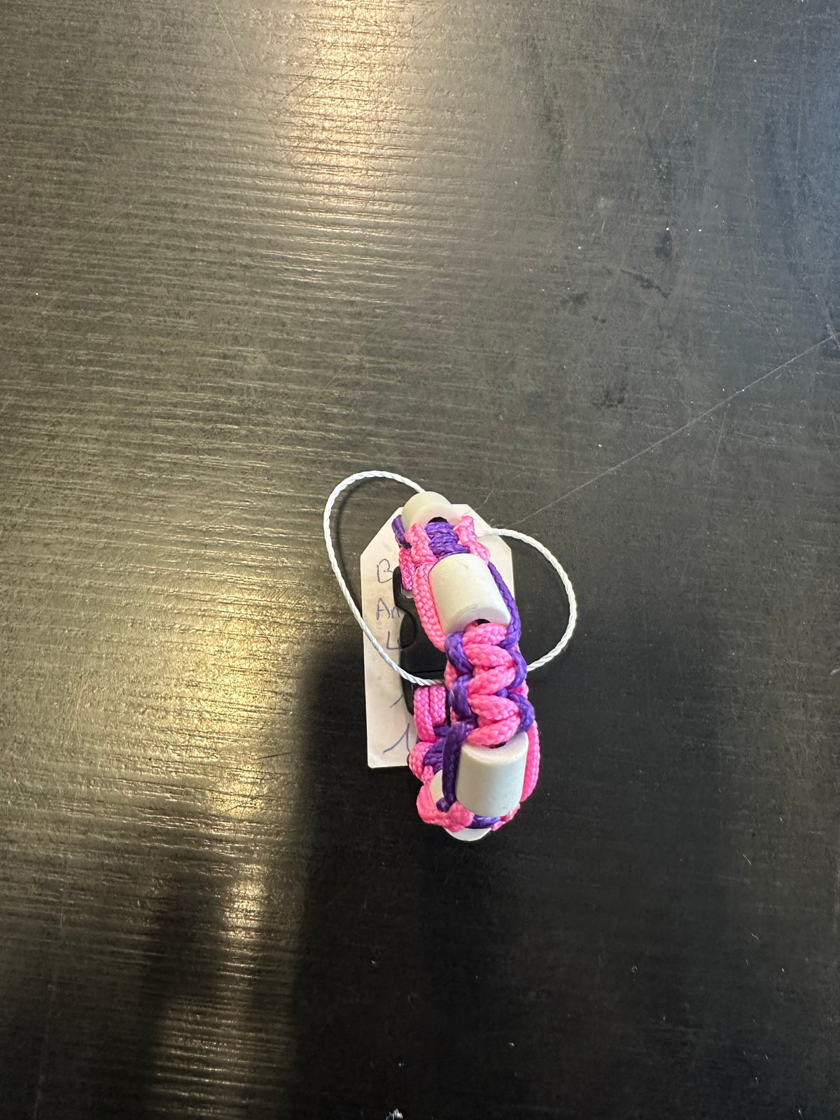 BRACELET ANTI TIQUE/POUX TAILLE 15CM ROSE ET VIOLET ACIDE