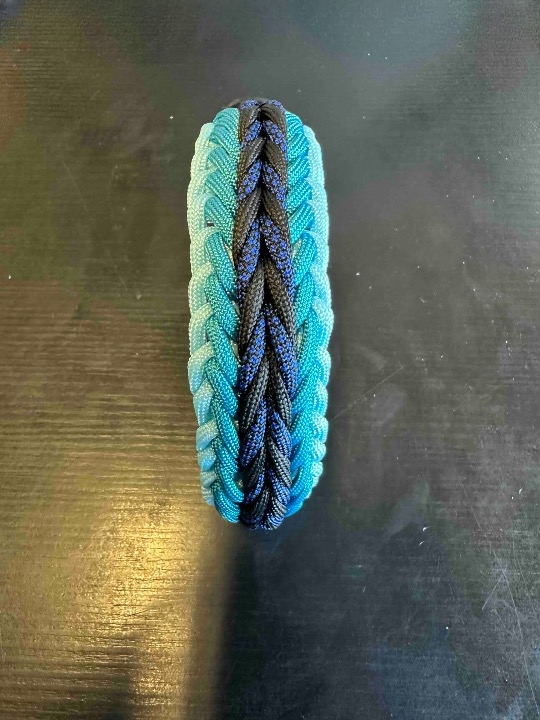 COLLIER CHIEN PARACORD + BIOTHANE