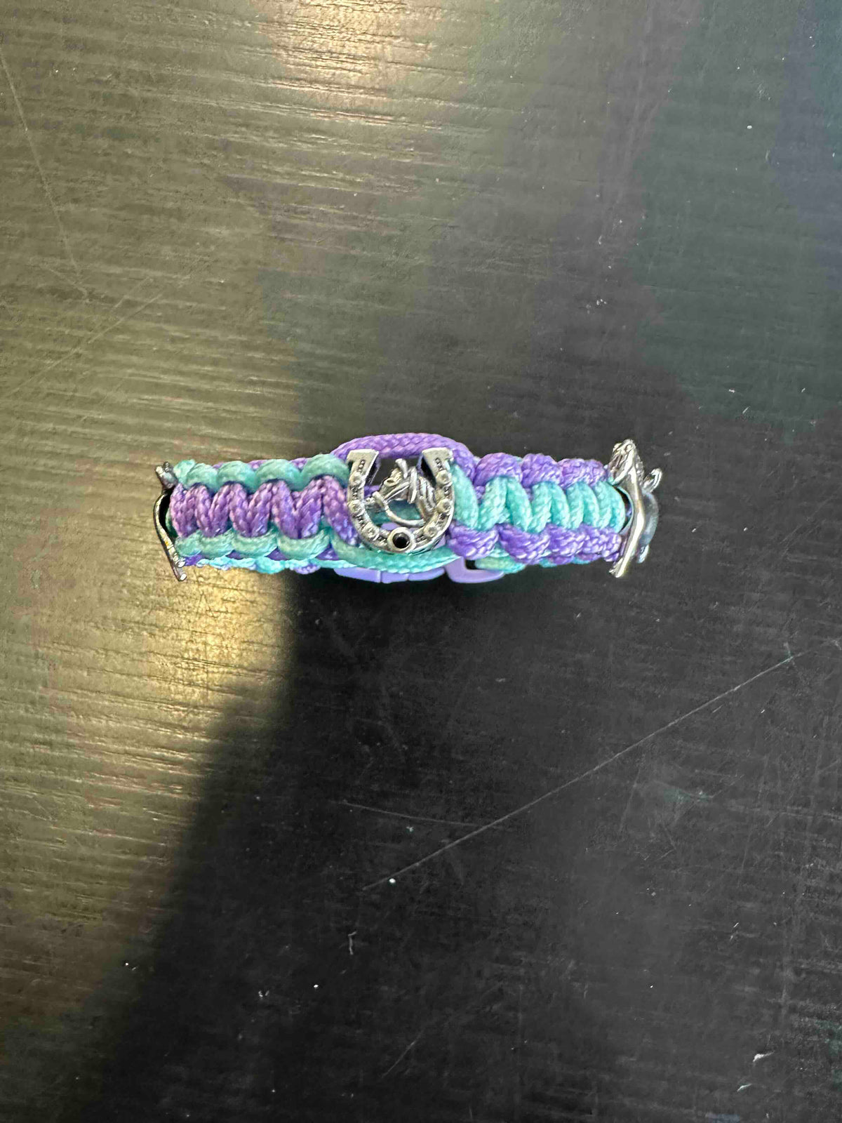 BRACELET "ALISON" PARACORD 2MM AVEC PERLES