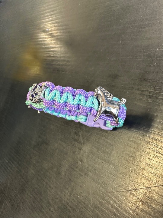 BRACELET "ALISON" PARACORD 2MM AVEC PERLES