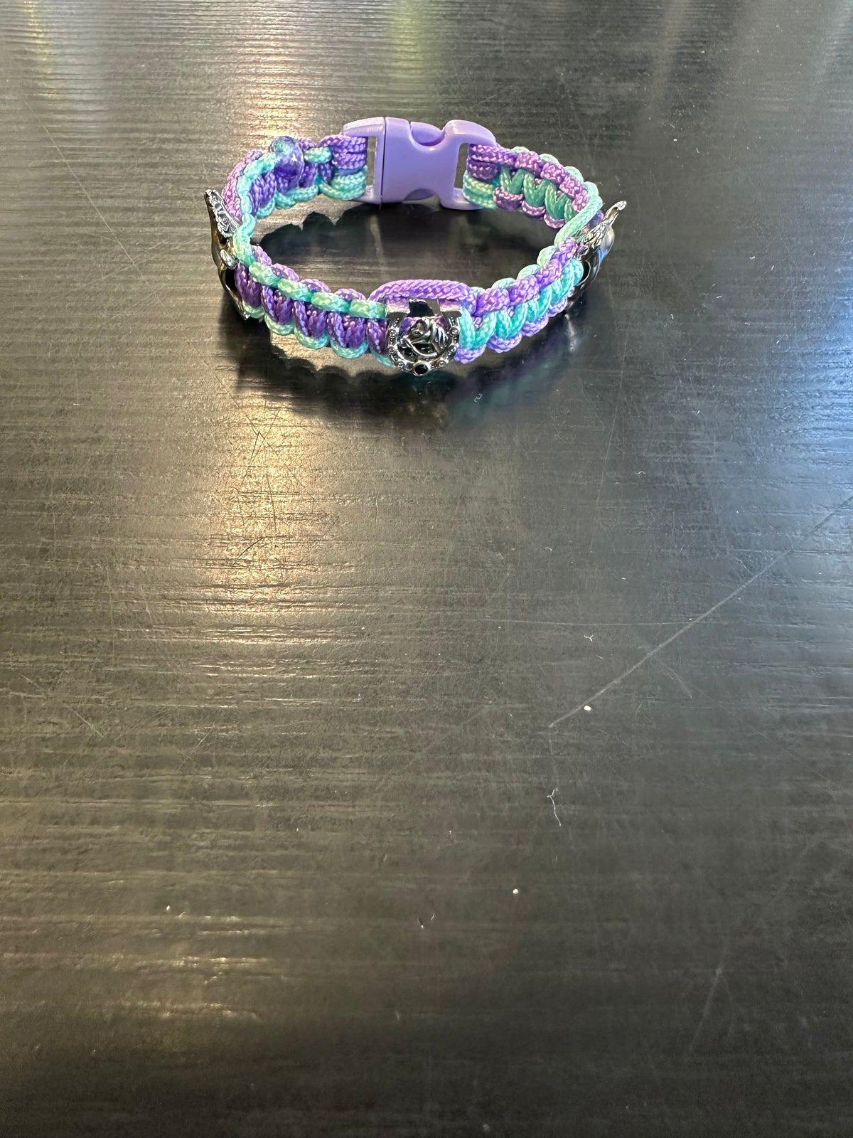 BRACELET "ALISON" PARACORD 2MM AVEC PERLES