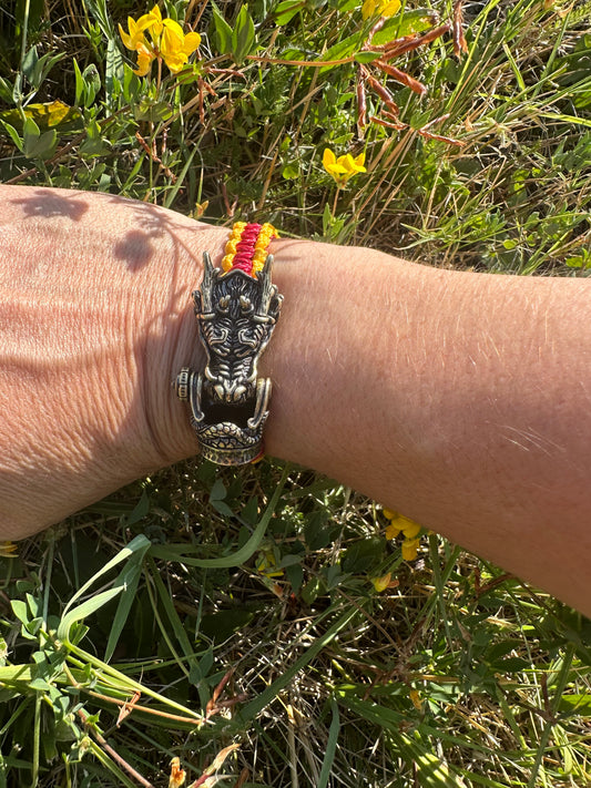 BRACELET EN PARACORD 2MM AVEC MANILLE