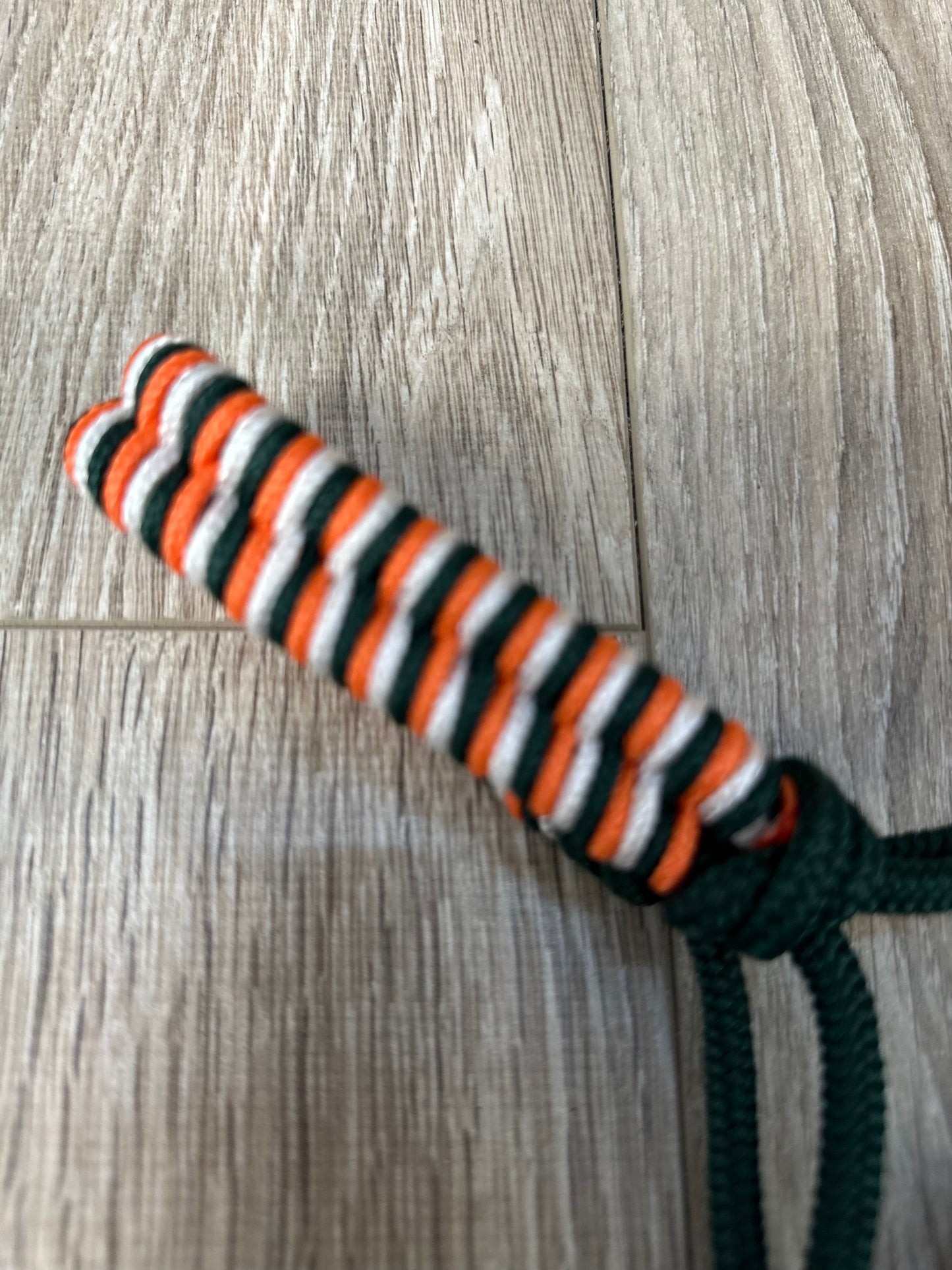 LICOL ETHOLOGIQUE TAILLE SHETLAND VERT SAPIN TRESSAGE EPI VERT SAPIN/ORANGE/BLANC