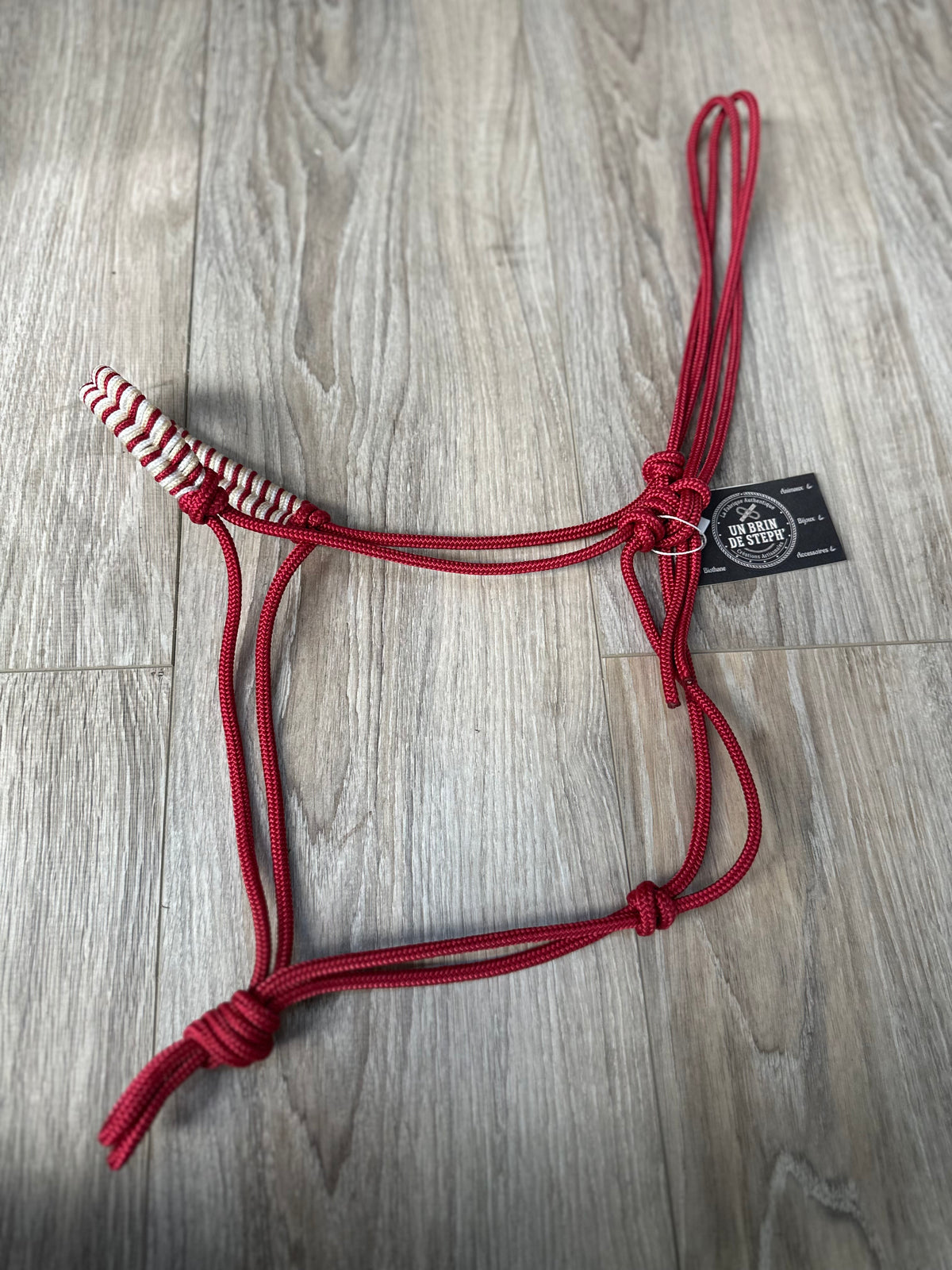 LICOL ETHOLOGIQUE TAILLE CHEVAL FRAMBOISE TRESSAGE EPI FRAMBOISE/OR/BLANC