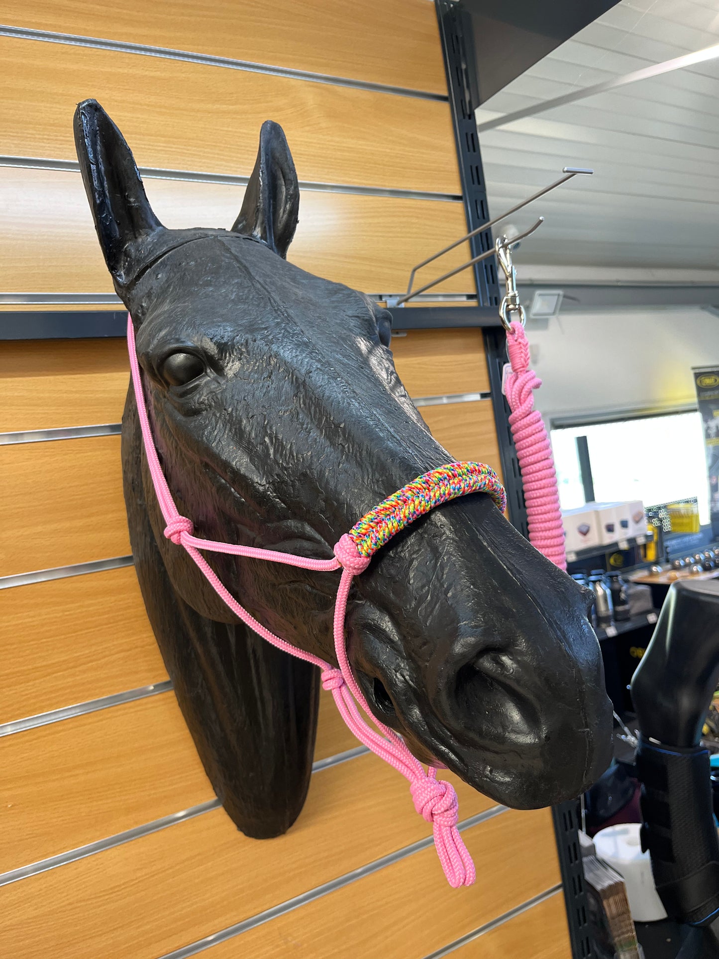 LICOL ETHOLOGIQUE TAILLE PONEY ROSE TRESSAGE EPI ARC-EN-CIEL